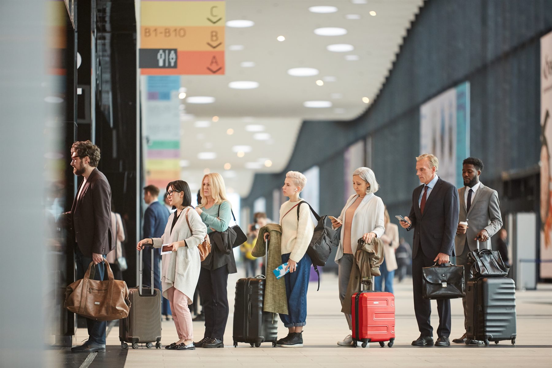 Cairo Airport arrivals area